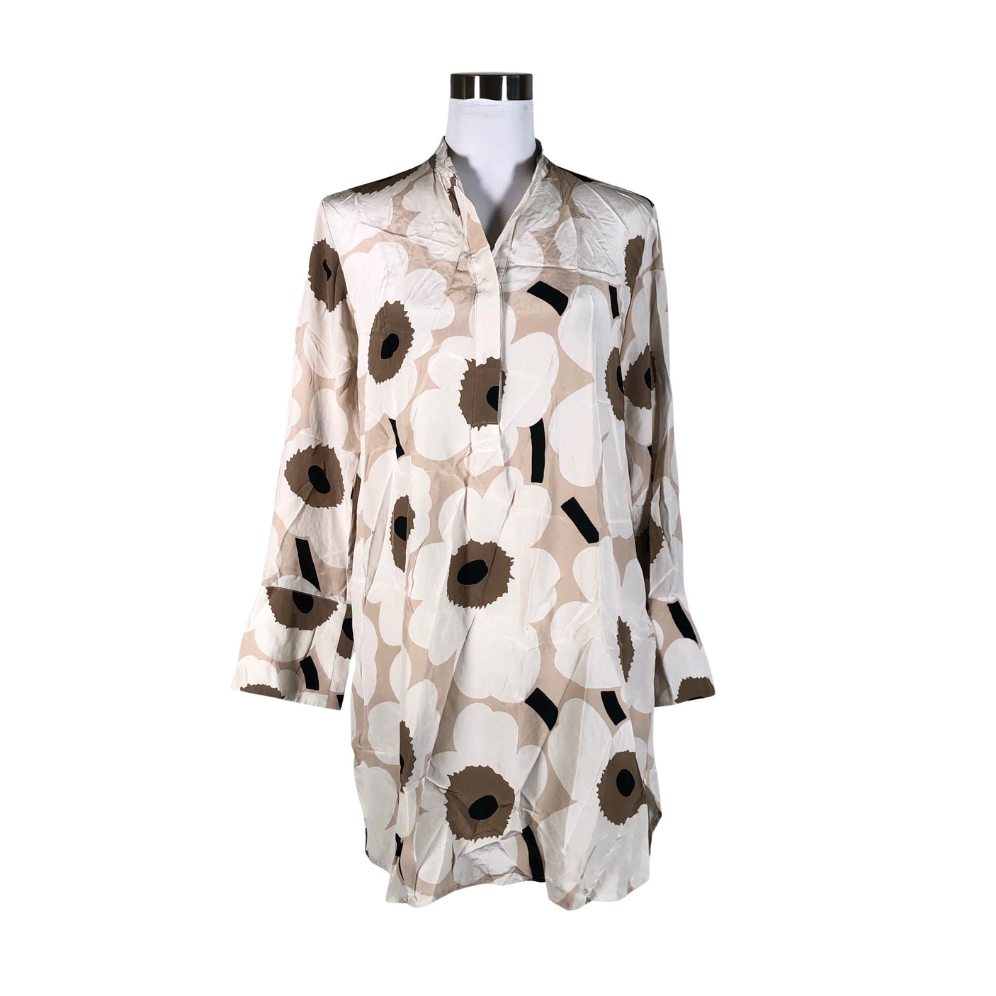 Unisex Marimekko - Schiffon dress, size 38 - Beige (1)
