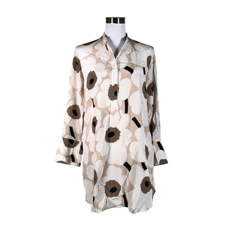Unisex Marimekko - Schiffon dress, size 38 - Beige ()