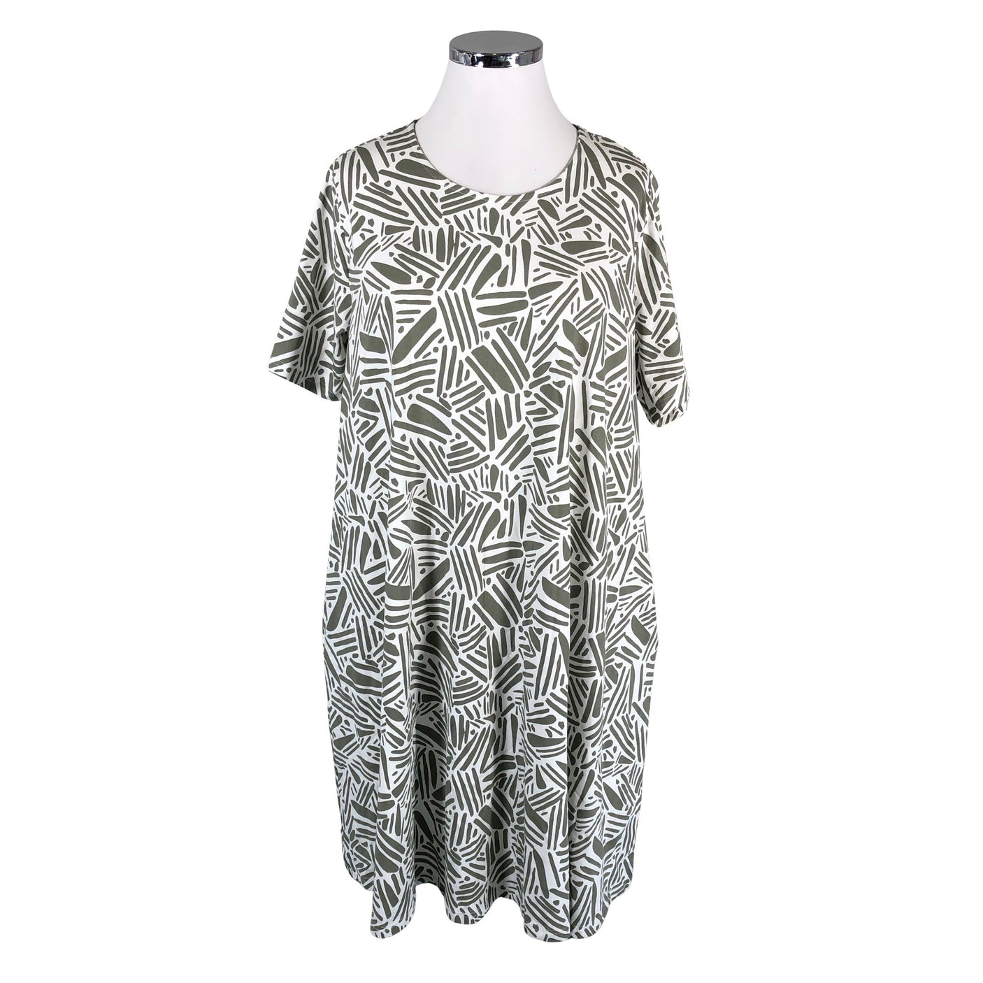 Unisex LAURASØN - Tricot dress, size 42 - Green (1)