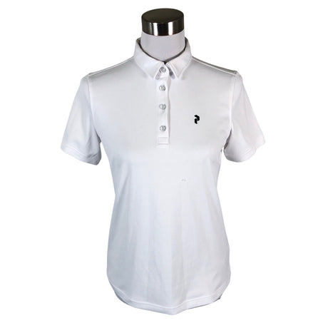 Unisex Peak Performance - Sports shirt, short sleeve, size 38 - White ()