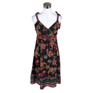Unisex Esprit - Schiffon dress, size 38 - Brown (1)