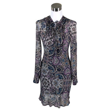 Unisex Sisley - Schiffon dress, size 34 - Blue ()