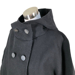 Unisex Samuji - Wool coat, size 38 - Black (3)