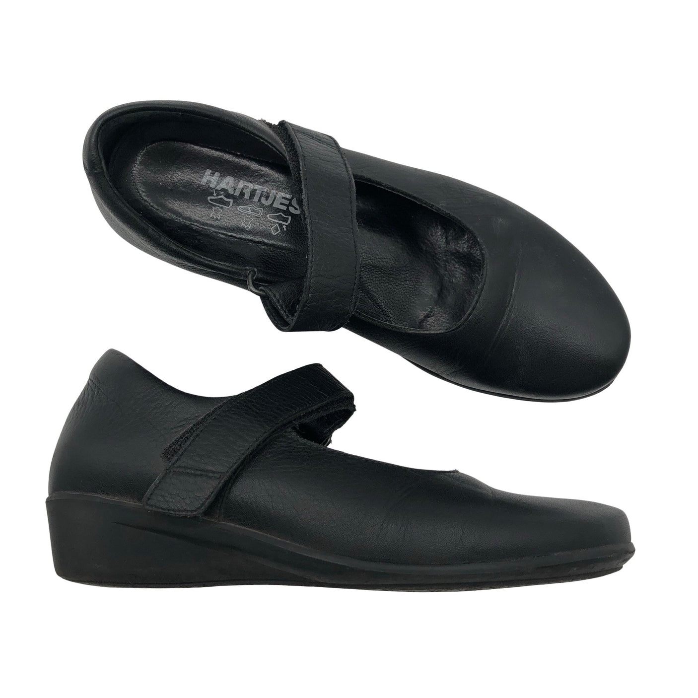Unisex Hartjes - Wedge heel shoes, size 37 - Black (1)