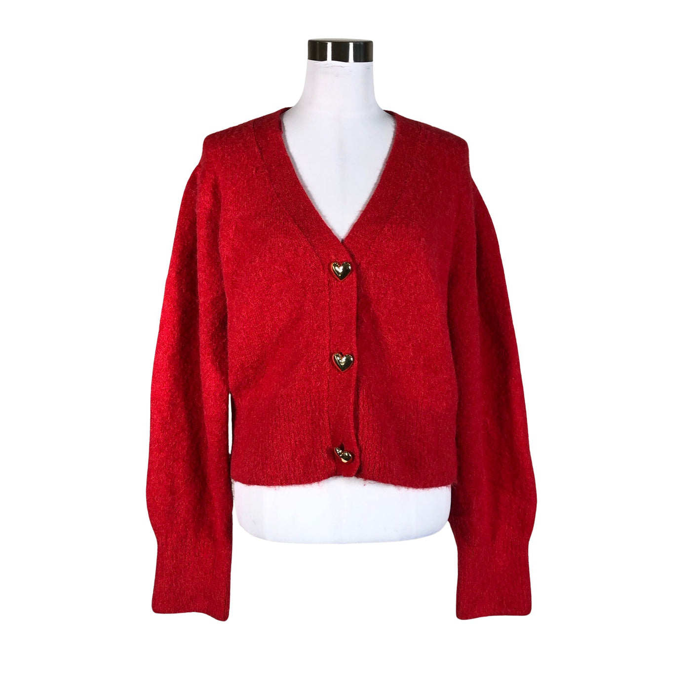 Unisex &Other Stories - Cardigan, size 38 - Red (1)