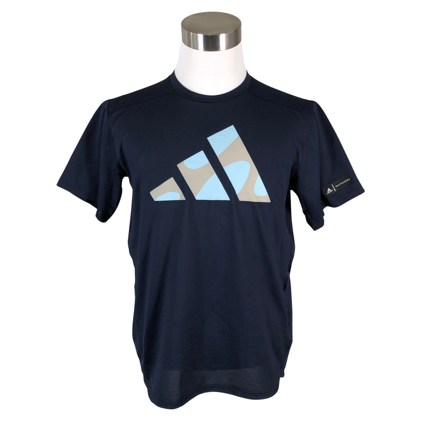 Unisex Adidas - Sports shirt, short sleeve, size M - Blue (1)