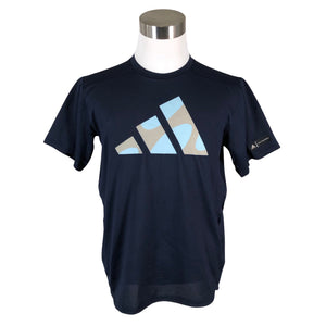 Unisex Adidas - Sports shirt, short sleeve, size M - Blue (1)