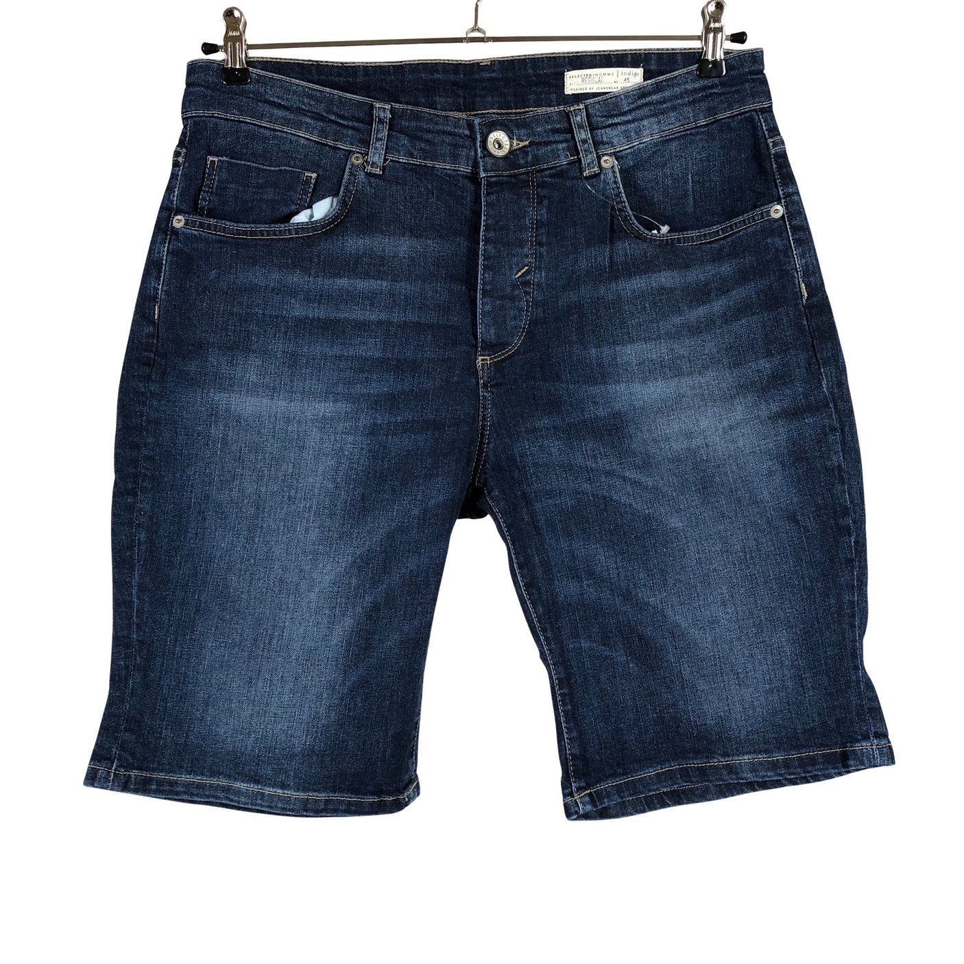 Unisex Selected - Denim shorts, size M - Blue (1)