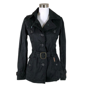 Unisex Khujo - Trench coat, size 38 - Black (1)
