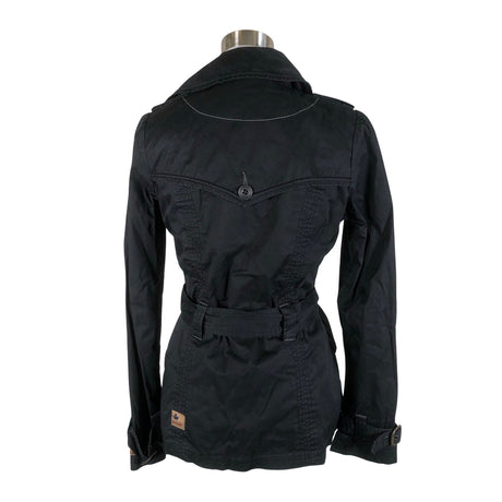 Unisex Khujo - Trench coat, size 38 - Black (2)