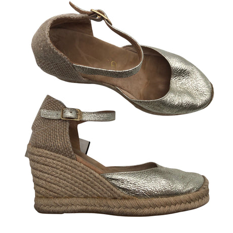 Unisex Unisa - Wedge sandals, size 39 - Gold ()