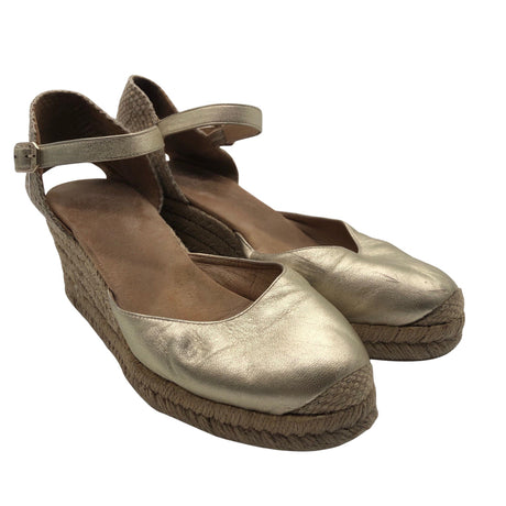 Unisex Unisa - Wedge sandals, size 39 - Gold (2)