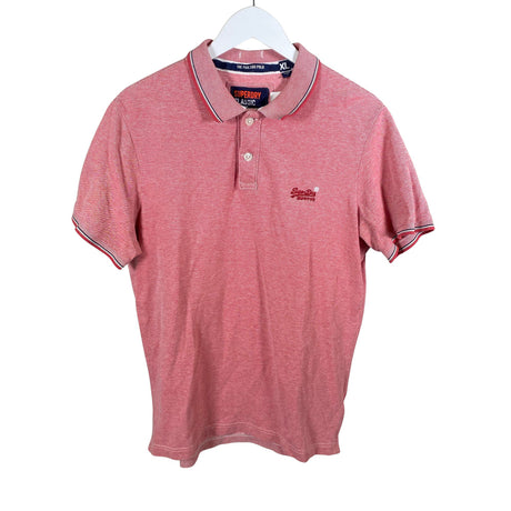 Unisex Superdry - Polo shirt, size XL - Red ()