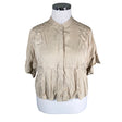 Unisex Filippa K. - Short-sleeved blouse, size 42 - Beige ()
