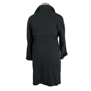 Unisex Your Face - Wool coat, size 44 - Black (2)