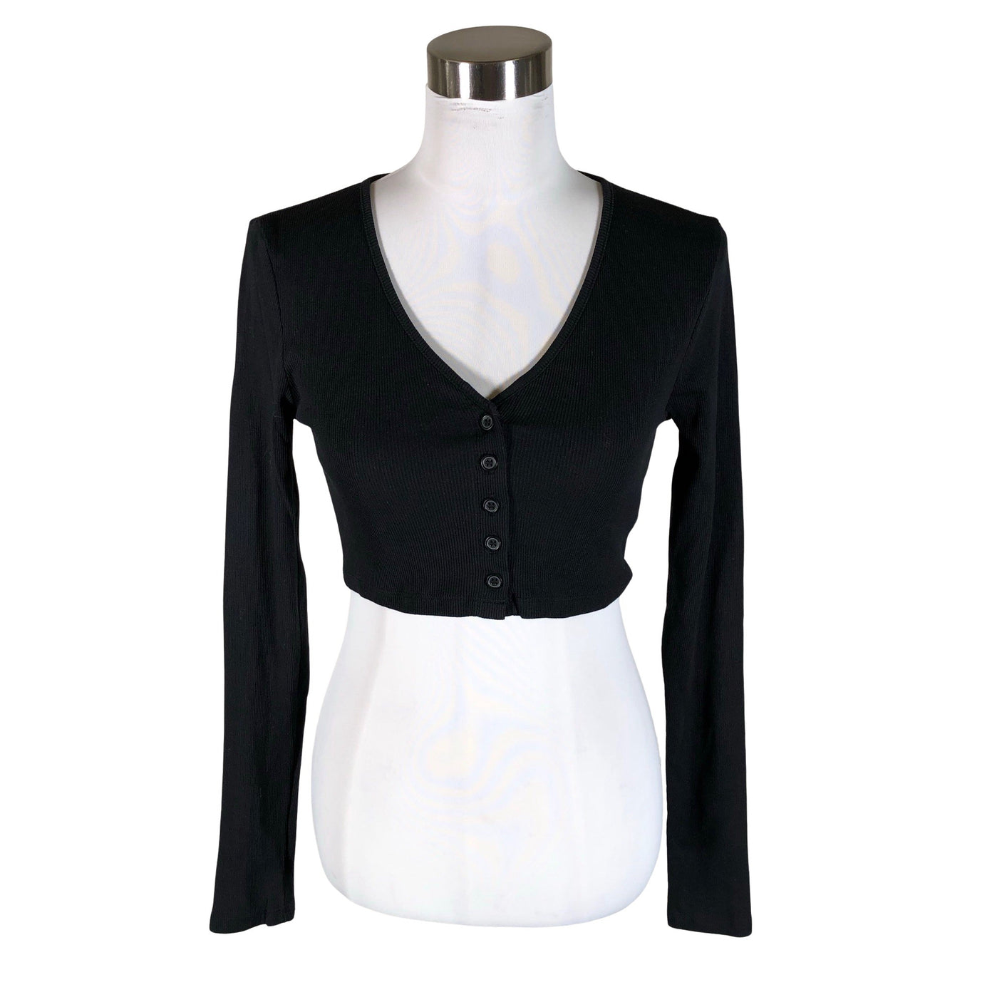 Unisex Weekday - Tricot shirt, size 38 - Black (1)