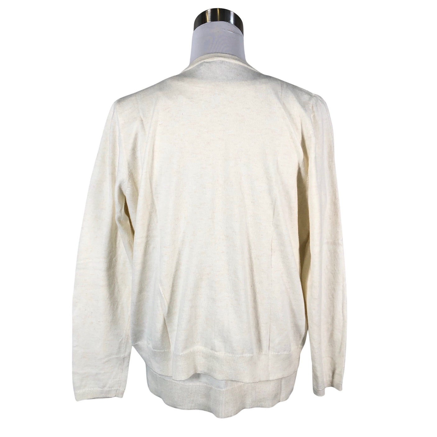 Unisex Your Face - Cardigan, size 40 - Natural white (2)