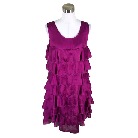 Unisex Fransa - Schiffon dress, size 40 - Violet ()