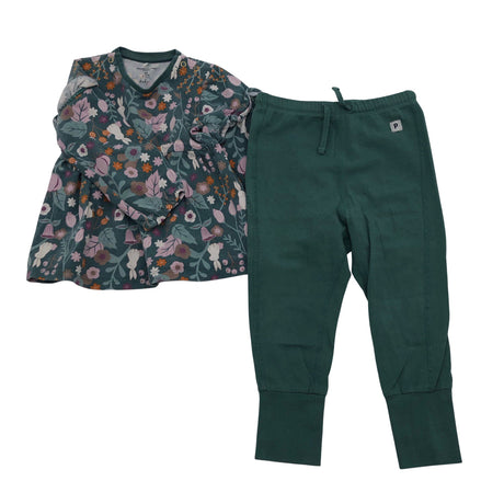 Unisex Polarn O. Pyret - Tricot dress, size 74 - 80 - Green ()