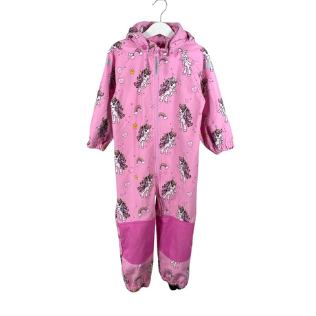 Unisex Nordbjørn - Soft shell jumpsuit, size 98 - 104 - Light pink ()