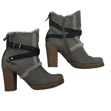 Unisex Replay - Ankle boots, size 37 - Gray ()