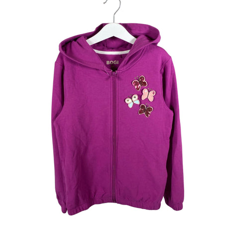 Unisex Bogi - Hoodie, size 134 - 140 - Violet ()