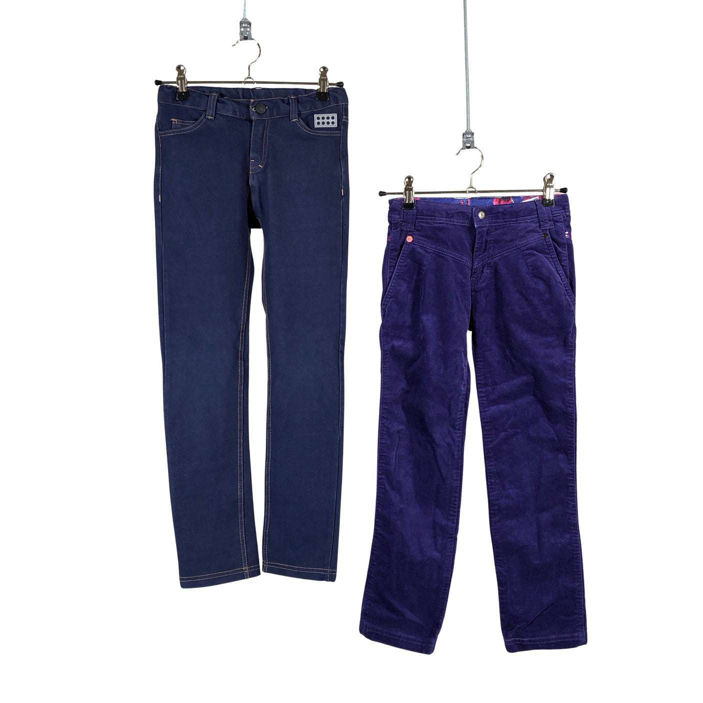 Unisex Cakewalk - Velvet pants, size 122 - 128 - Violet (1)