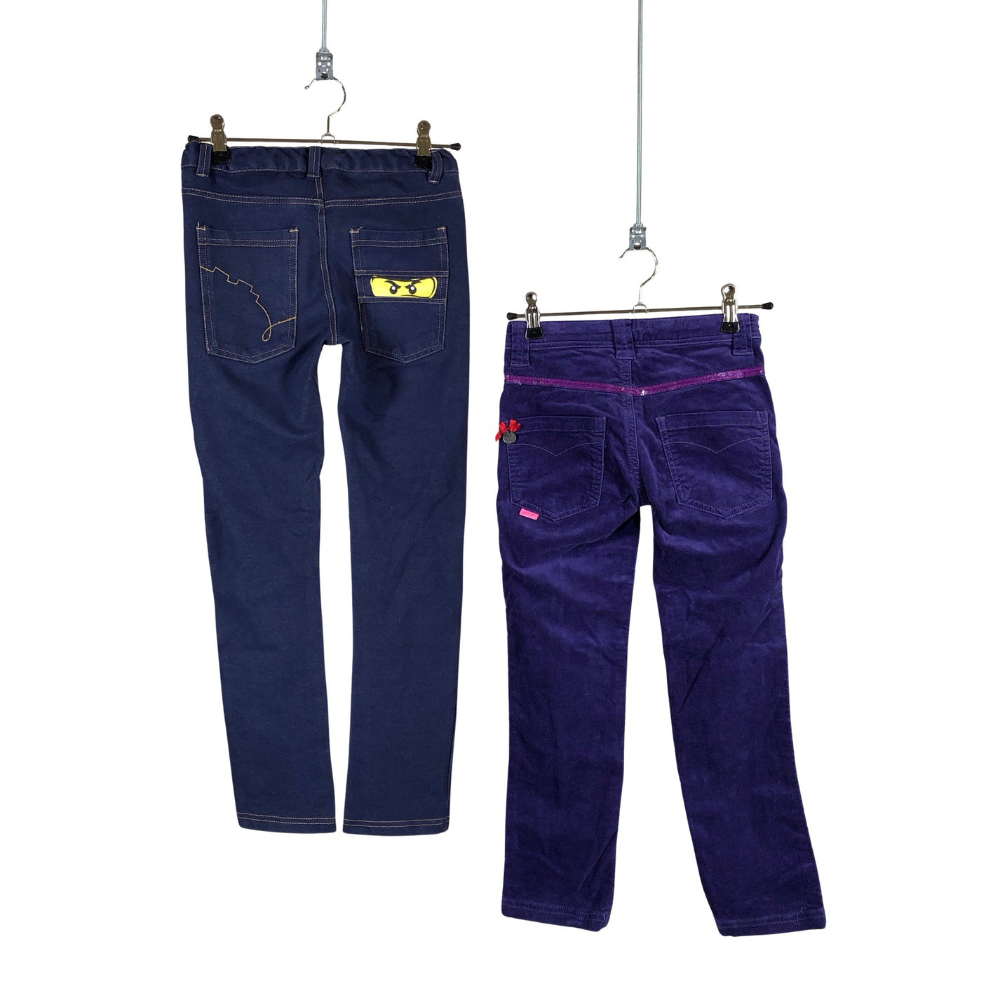 Unisex Cakewalk - Velvet pants, size 122 - 128 - Violet (2)