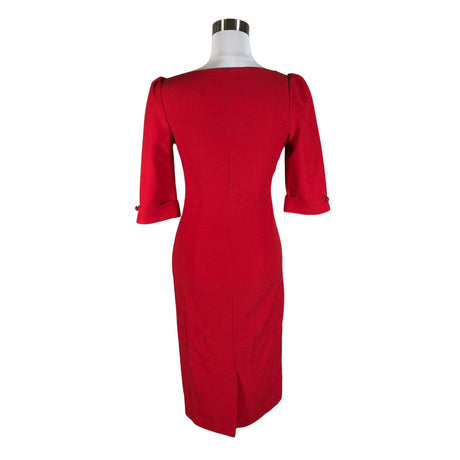 Unisex Collectif Vintage - Sheath dress, size 36 - Red (2)
