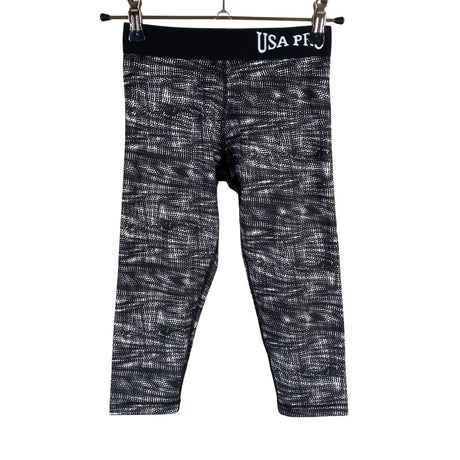 Unisex USA Pro - Sports capri pants, size 122 - 128 - Black ()