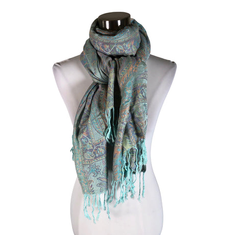 Unisex Pashmina - Scarf, size Midi - Light blue ()