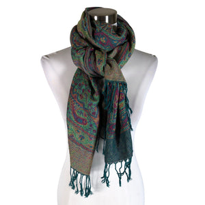 Unisex Pashmina - Scarf, size Midi - Green (1)