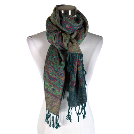 Unisex Pashmina - Scarf, size Midi - Green ()