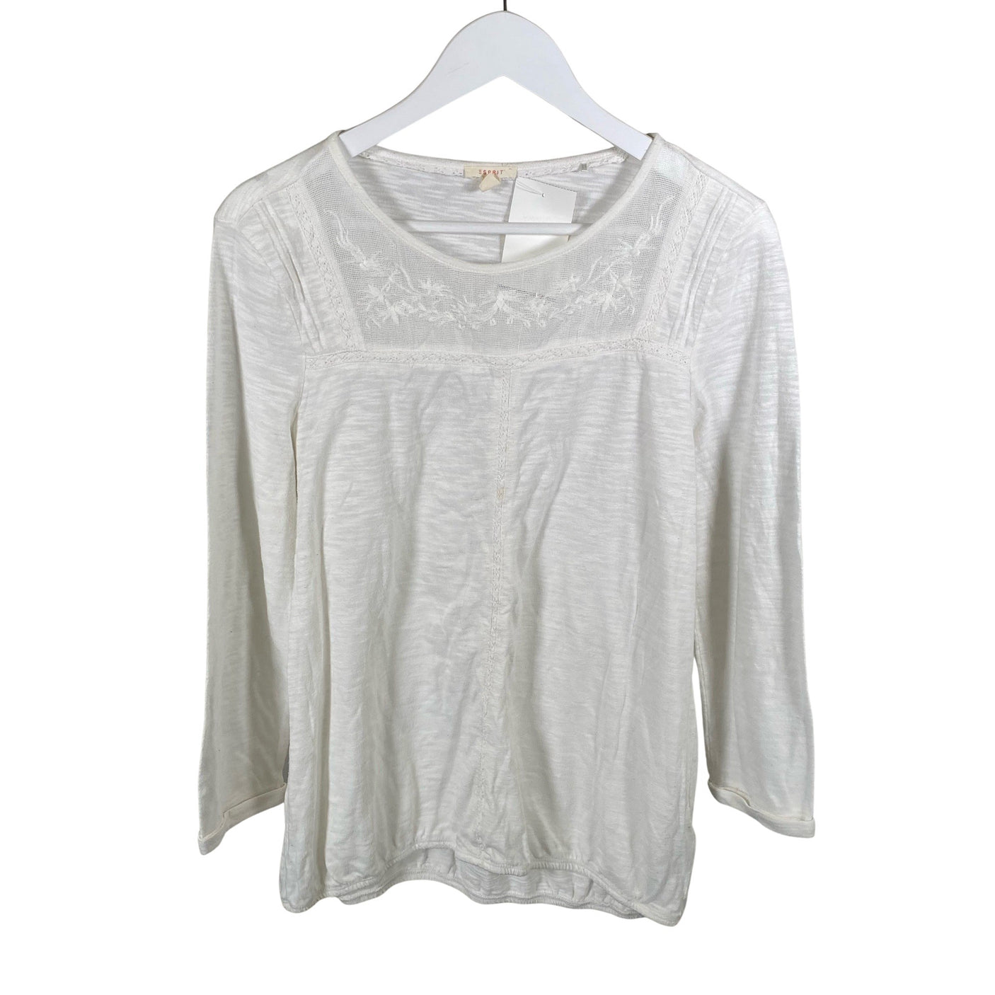 Unisex Esprit - Tricot shirt, size 42 - White (1)