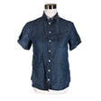 Unisex Boomerang - Short-sleeved blouse, size 36 - Blue ()