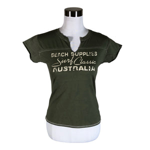 Unisex Between the Flags - T-shirt, size 40 - Green (1)