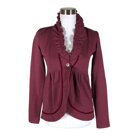 Unisex House of Lola - Sweat jacket, size 34 - Wine red ()