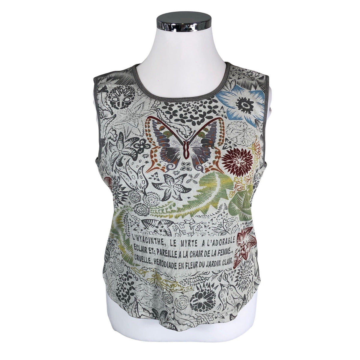 Unisex Green House - Tricot tank top, size 42 - Gray (1)