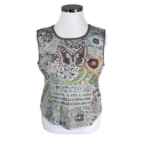 Unisex Green House - Tricot tank top, size 42 - Gray ()