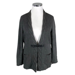 Unisex Frank Walder - Cardigan, size 44 - Gray (1)