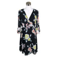 Unisex French Connection - Schiffon dress, size 40 - Black ()