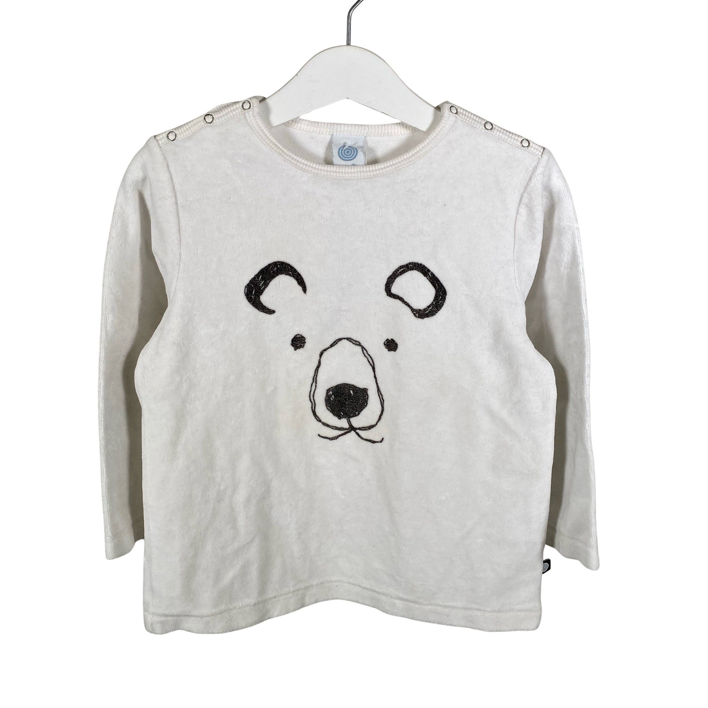 Unisex Sanetta - Sweatshirt, size 104 - 110 - White (1)