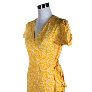 Unisex Samsoe&Samsoe - Schiffon dress, size 36 - Yellow (3)