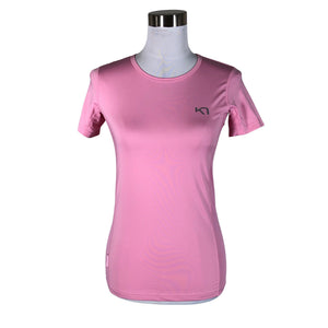 Unisex Kari Traa - Sports shirt, short sleeve, size 34 - Light pink (1)