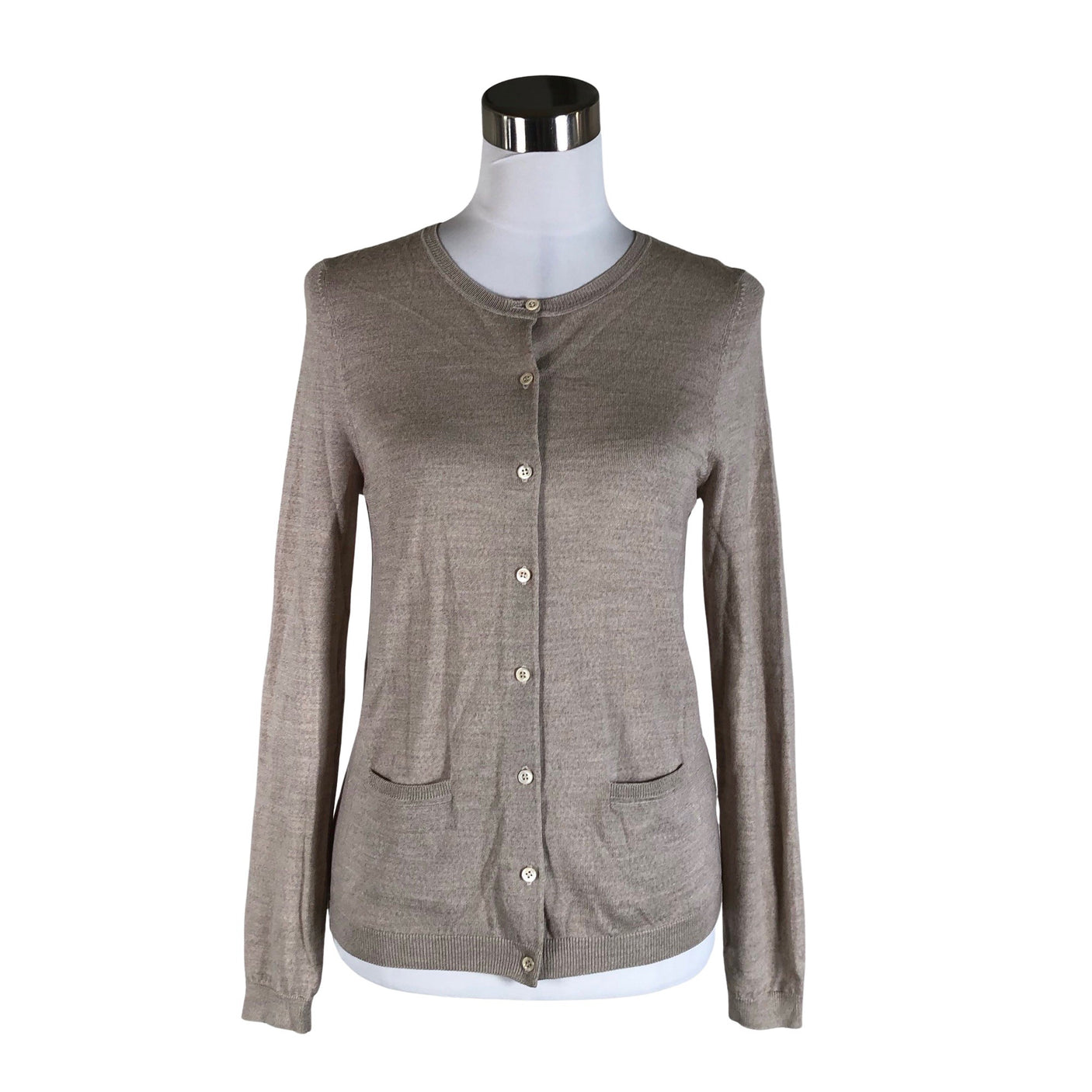Unisex Repeat - Cardigan, size 36 - Beige (1)