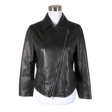 Unisex Hugo Boss - Leather jacket, size 36 - Black ()