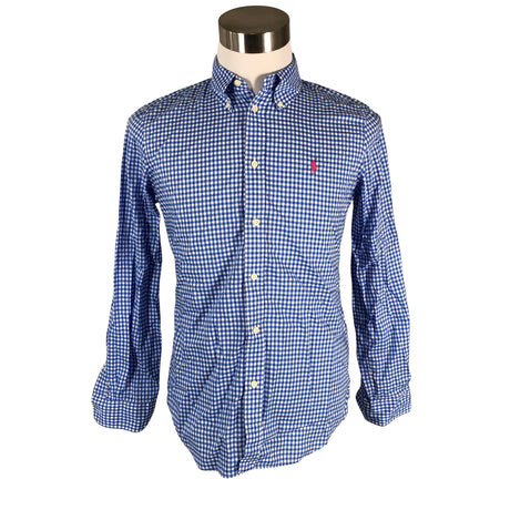 Unisex Polo Ralph Lauren - Collared shirt, size S - Blue ()