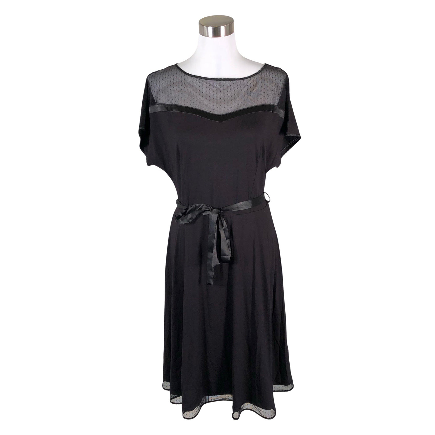 Unisex Lisca - Tricot dress, size 40 - Black (1)