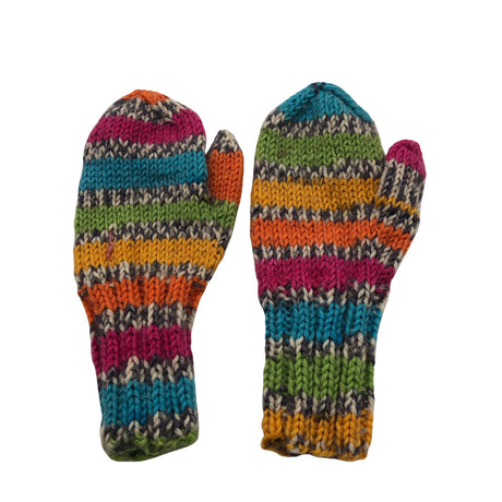 Unisex Handmade - Mittens, size 5 - 8 vuotta - Gray ()