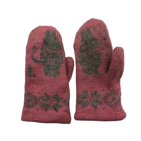 Unisex Handmade - Mittens, size 5 - 8 vuotta - Light pink ()